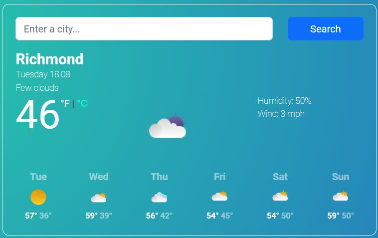 Weather app image